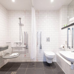 Liverpool Professional Hotel Photography - Bathroom in Tune Hotel Castle Street