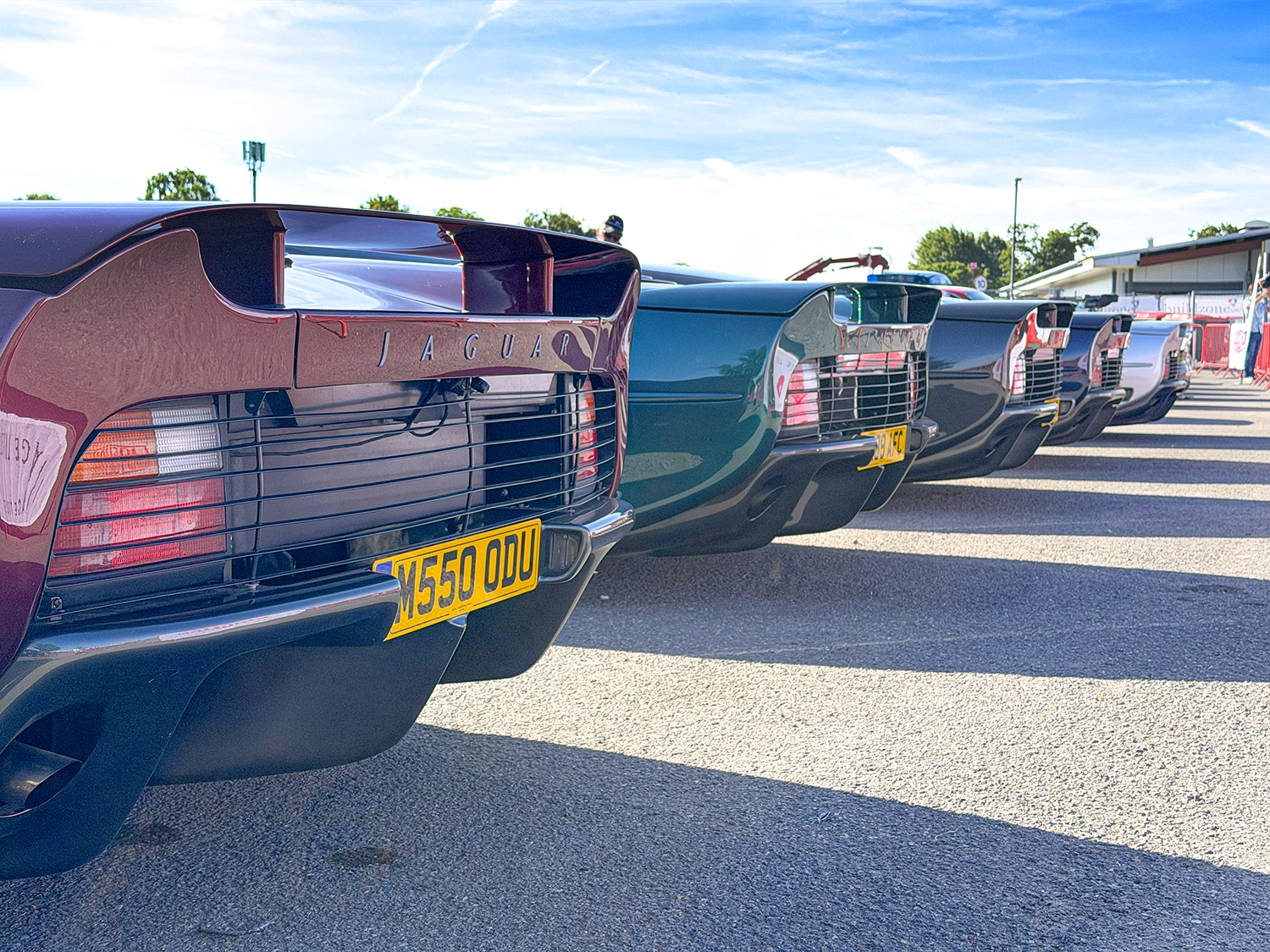 Line of Jaguar XJ220s Line of Jaguar XJ220s