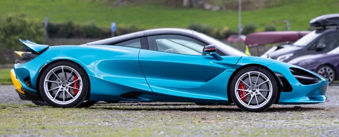 Car Event Photography in North Wales McLaren Drive