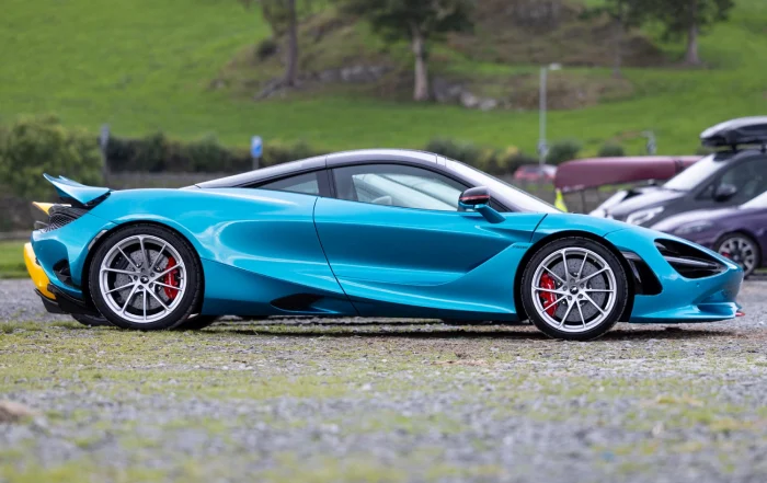 Car Event Photography in North Wales McLaren Drive