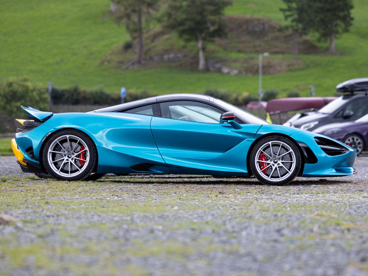 Car Event Photography in North Wales McLaren Drive